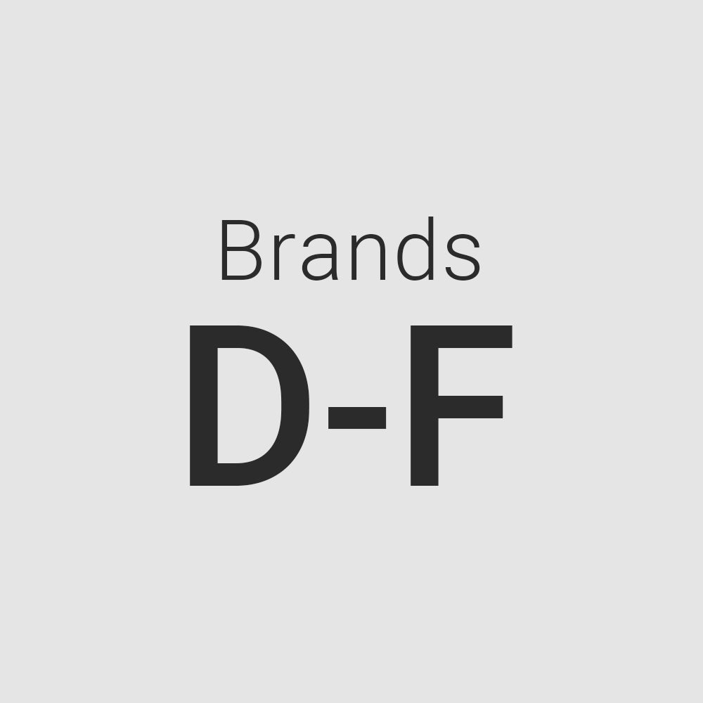 Brands D - F